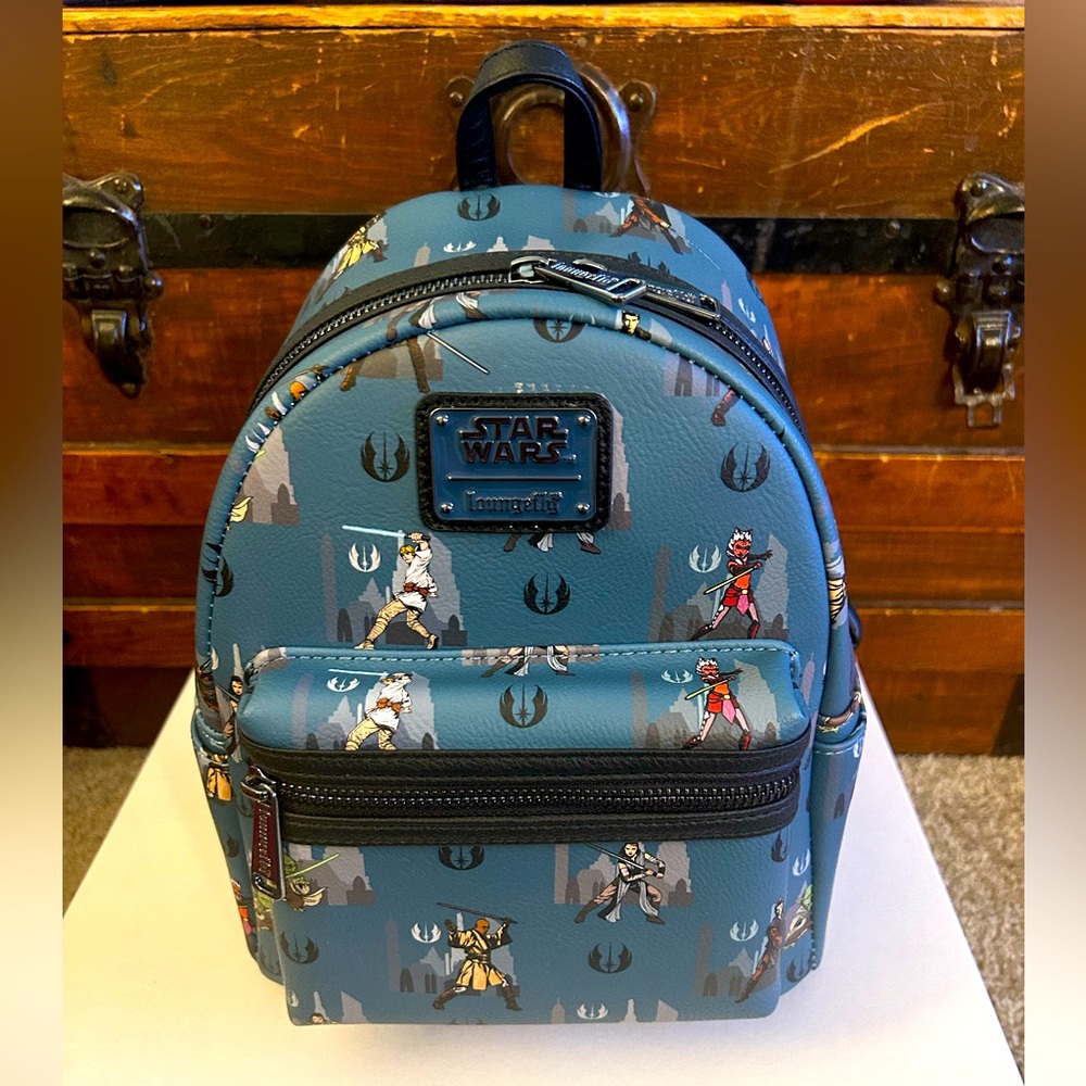 Loungefly Star Wars Jedi All over Print Mini Backpack - NWT